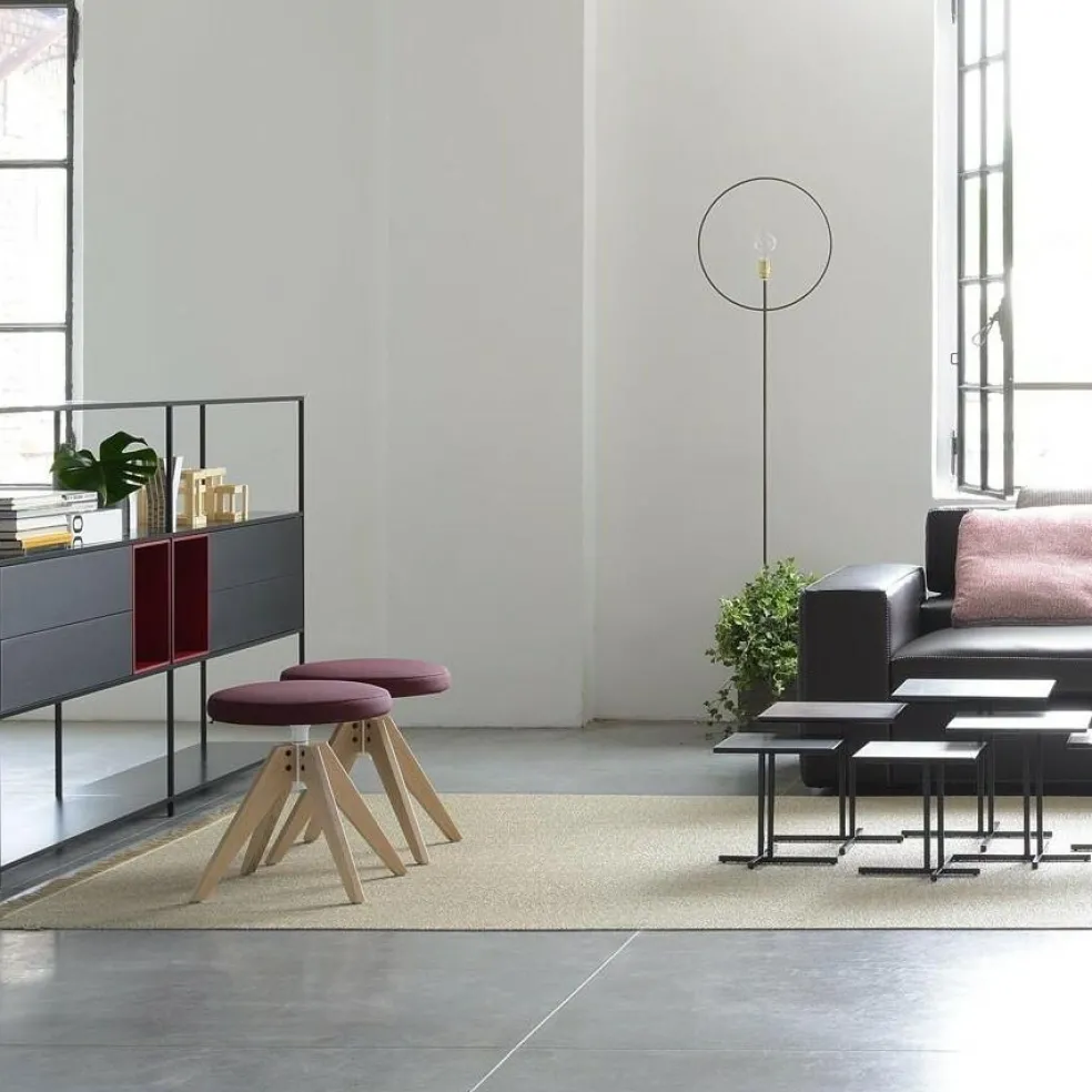 Flow Hocker gepolstert 48cm