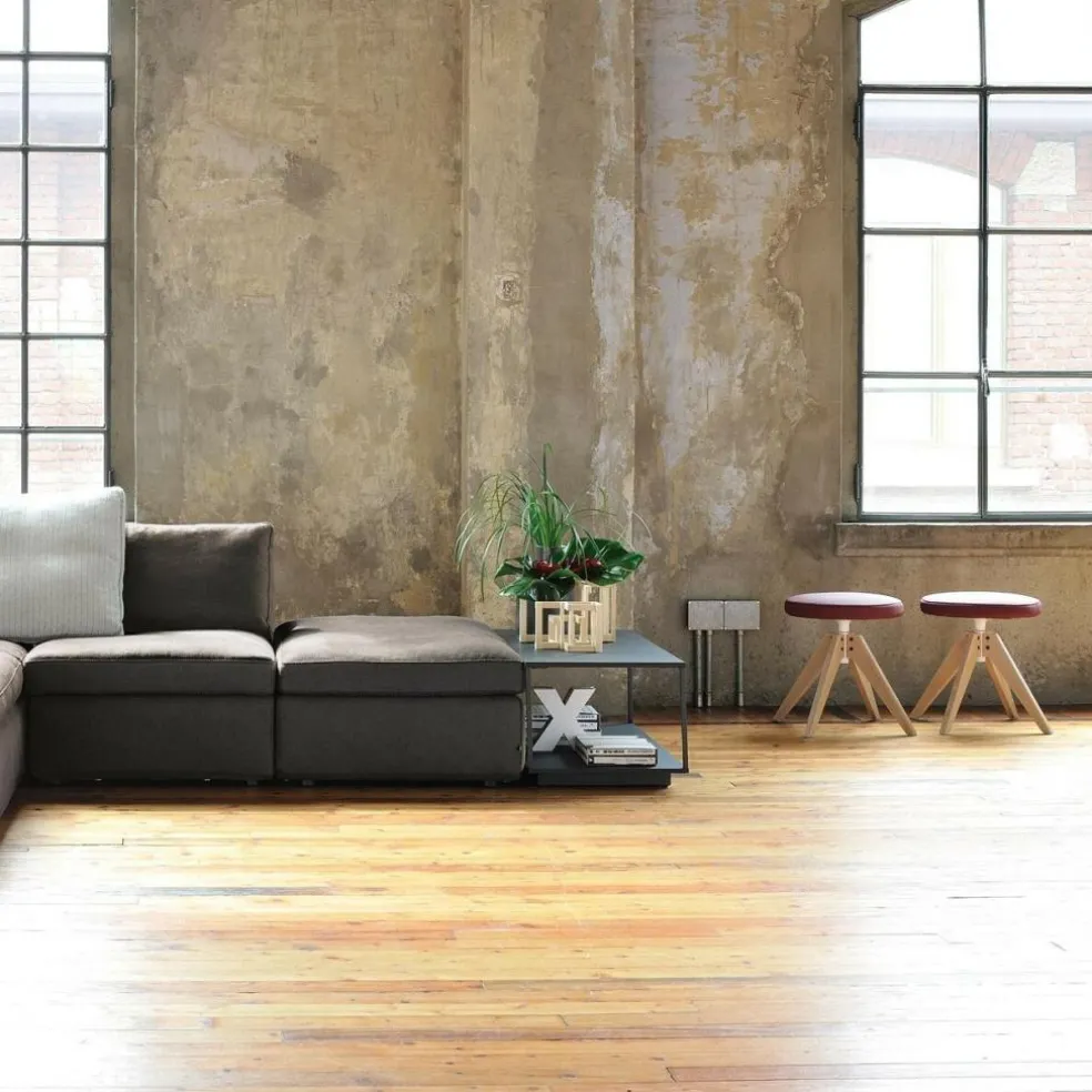 Flow Hocker gepolstert 48cm