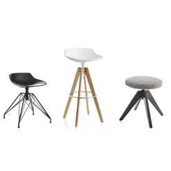 Flow Hocker gepolstert 48cm