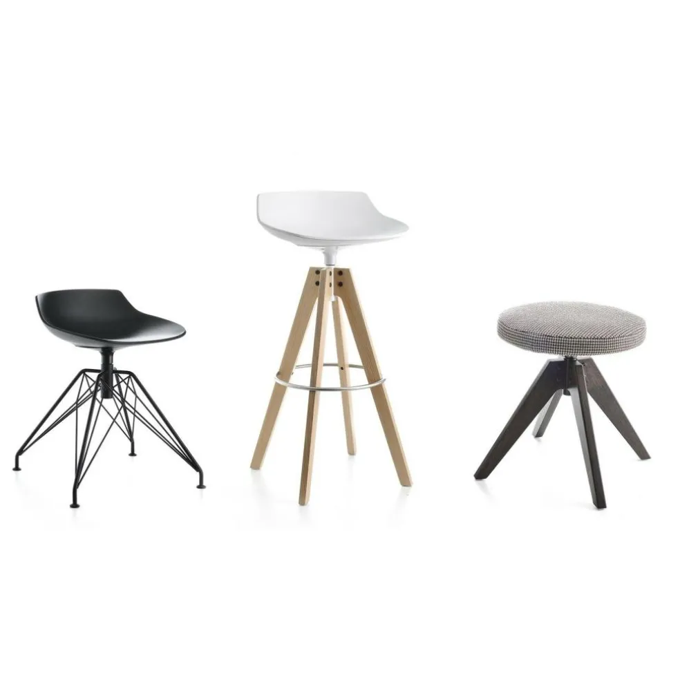 Flow Hocker gepolstert 48cm