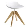 Flow Hocker Gestell Eiche 44cm