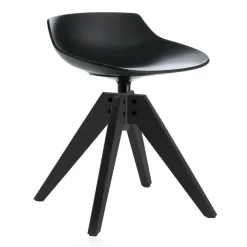 Flow Hocker Gestell Eiche 44cm