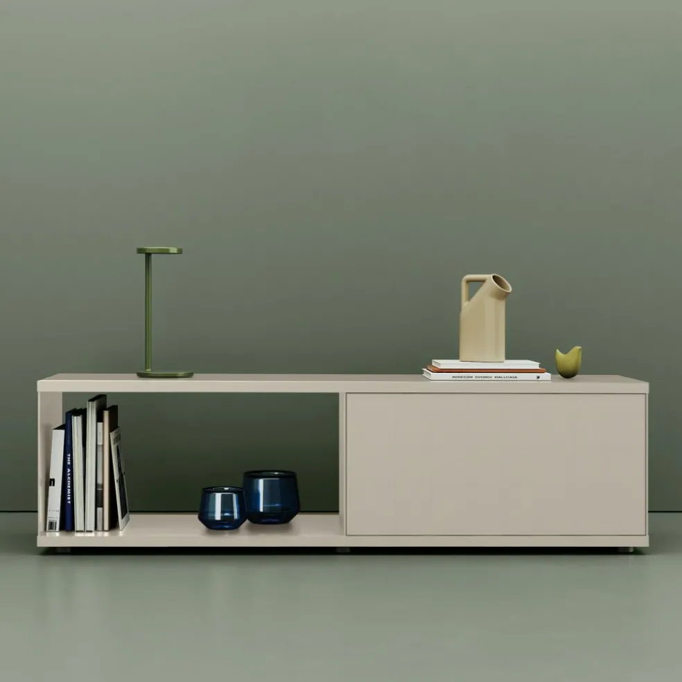 Flow Q Sideboard mit Klapptür 160x43x40cm
