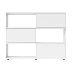 Flow Q Sideboard/Standregal mit 3 Klapptüren 160x124x40cm