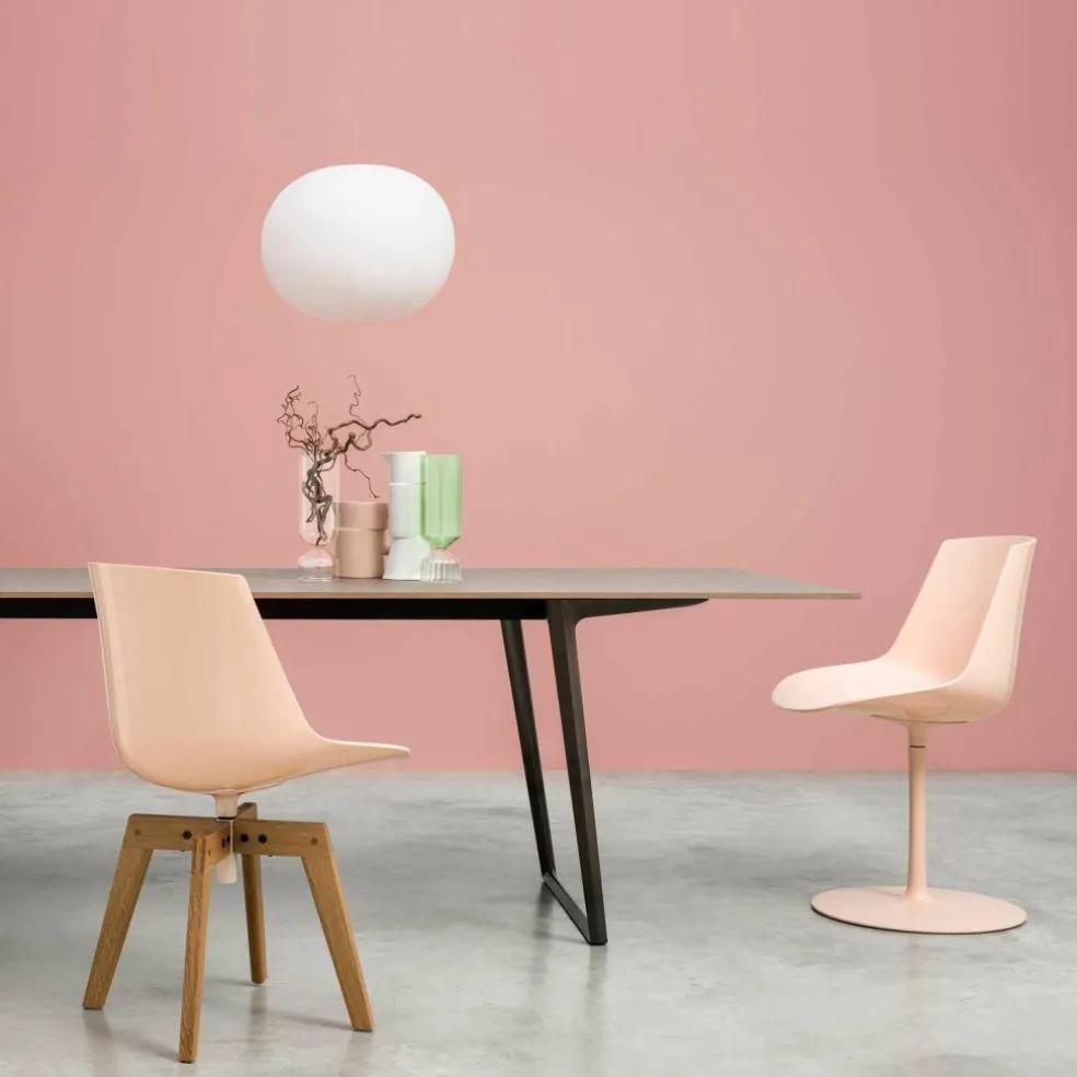 Flow Stuhl Vierfußgestell Eiche