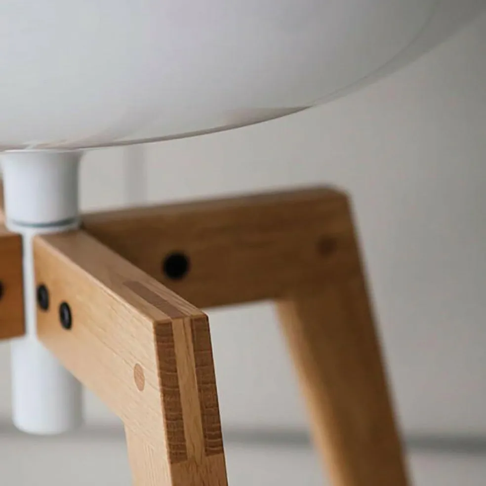 Flow Stuhl Vierfußgestell Eiche