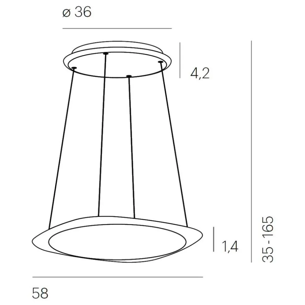 Flying LED Pendelleuchte