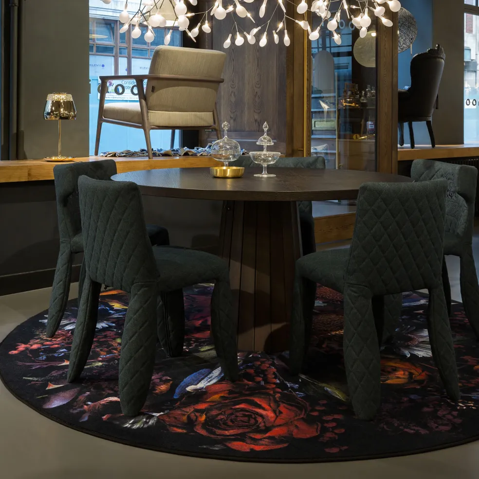 Fool's Paradise Teppich rund