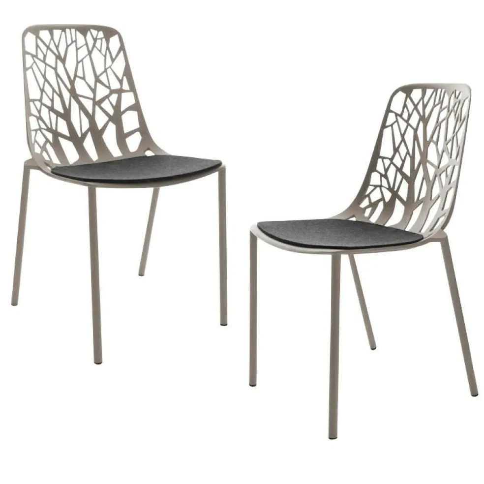 Forest Gartenstuhl 2er-Set inkl. Auflagen