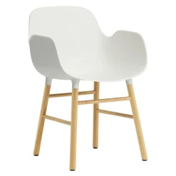 Form Armlehnstuhl Gestell Eiche