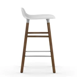 Form Barhocker Gestell Walnuss 65cm