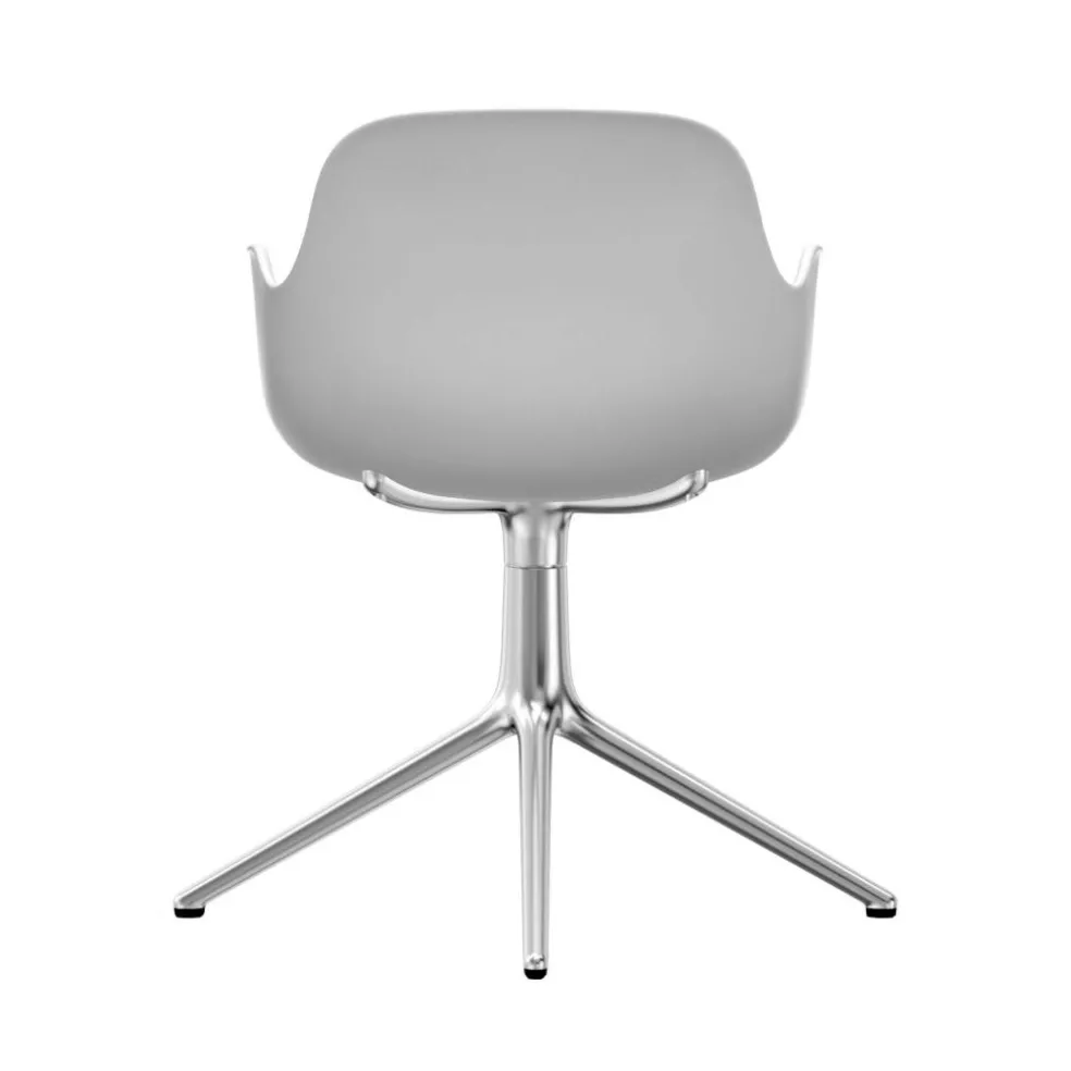 Form Drehstuhl mit Armlehnen 4L Alu