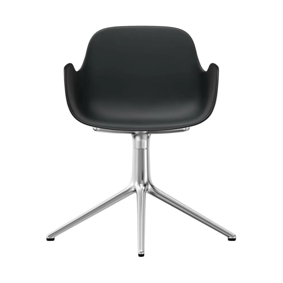 Form Drehstuhl mit Armlehnen 4L Alu