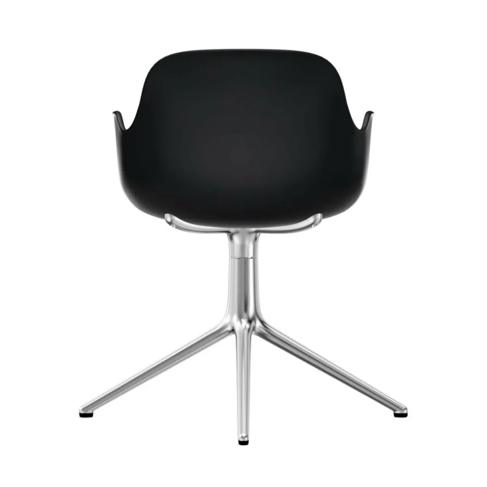 Form Drehstuhl mit Armlehnen 4L Alu