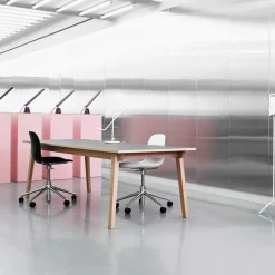 Form 5W Gaslift Drehstuhl mit Rollen