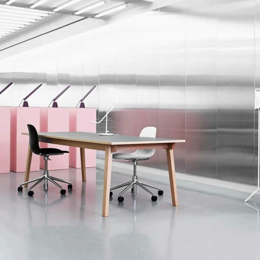 Form 5W Gaslift Drehstuhl mit Rollen