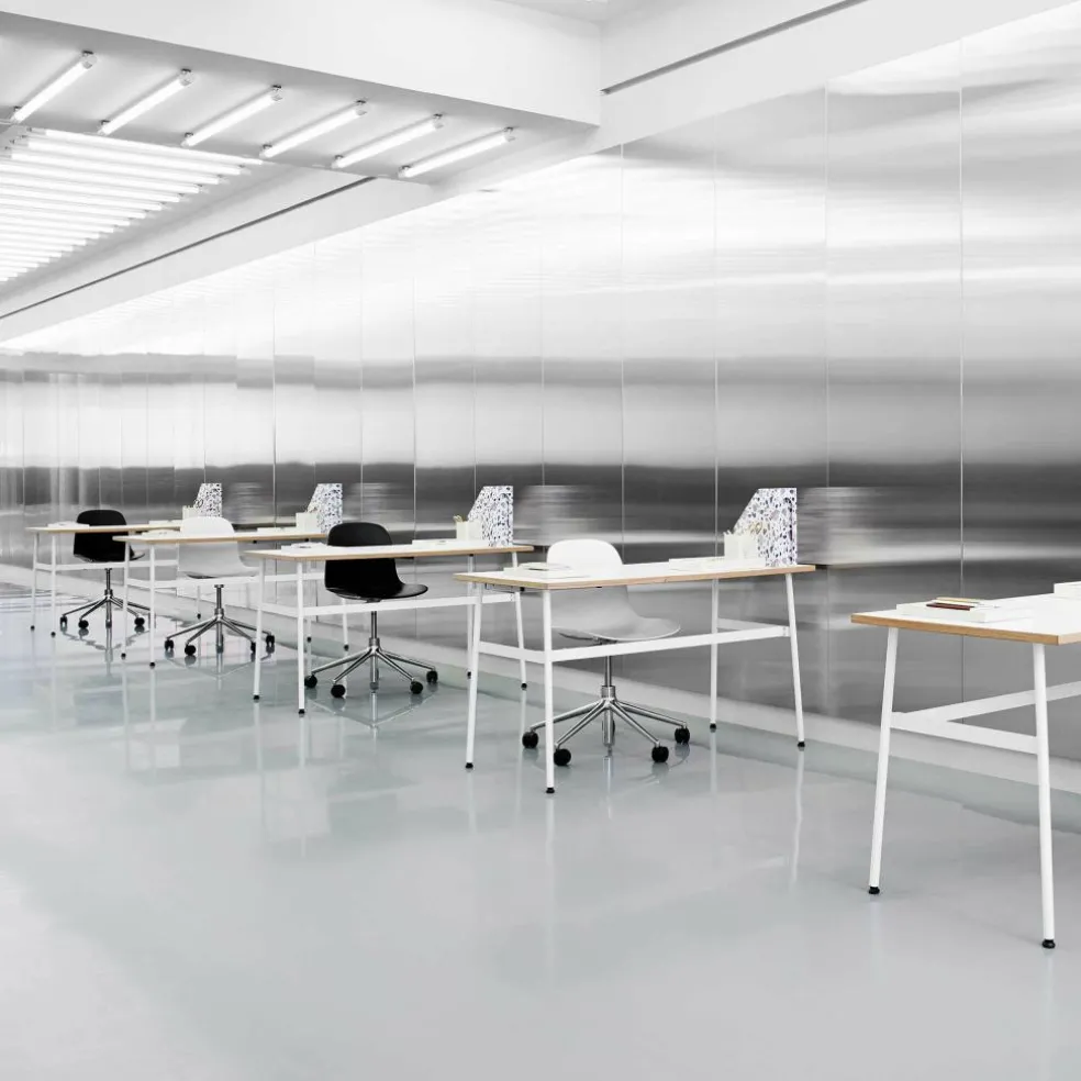 Form 5W Gaslift Drehstuhl mit Rollen