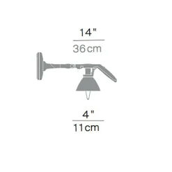 Fortebraccio Faretto Wand-/Deckenleuchte 60W