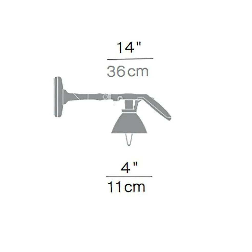 Fortebraccio Faretto Wand-/Deckenleuchte 60W