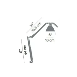 Fortebraccio Parete Wandleuchte 100W