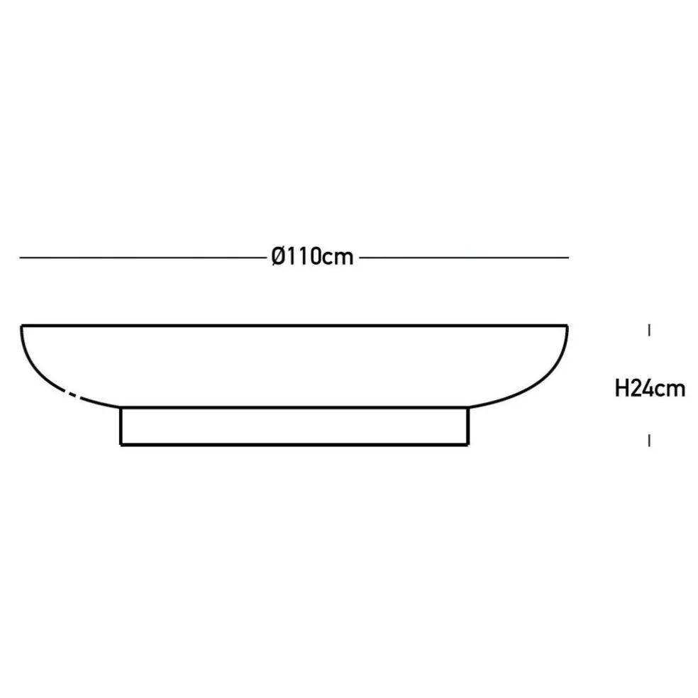Francis Extra Large Mirror Couchtisch