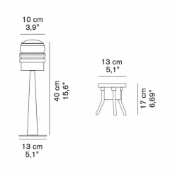 Fresnel 1148 Außenstehleuchte