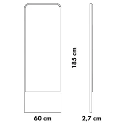 Friedrich Spiegel 60x185cm