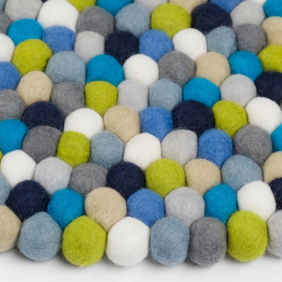 Fritz Filzkugelteppich