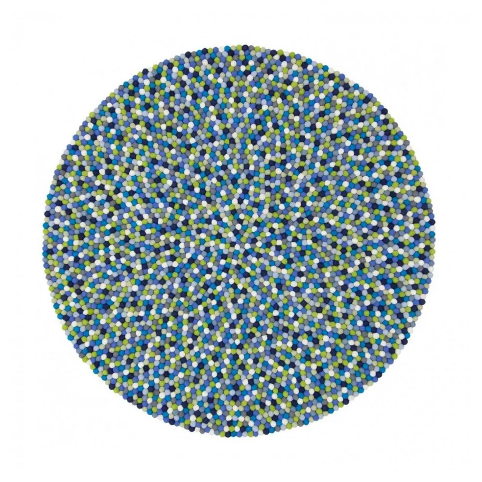 Fritz Filzkugelteppich