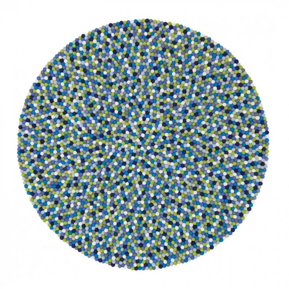 Fritz Filzkugelteppich