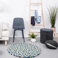 Fritz Filzkugelteppich