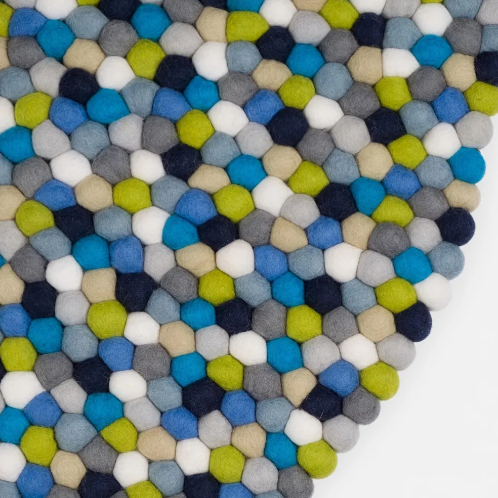 Fritz Filzkugelteppich