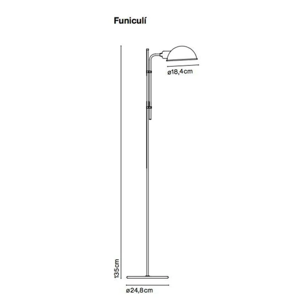 Funiculí Stehleuchte