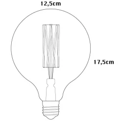 Gaia LED E27 GLOBE FILAMENT 360° 6W =><noscript><img width=