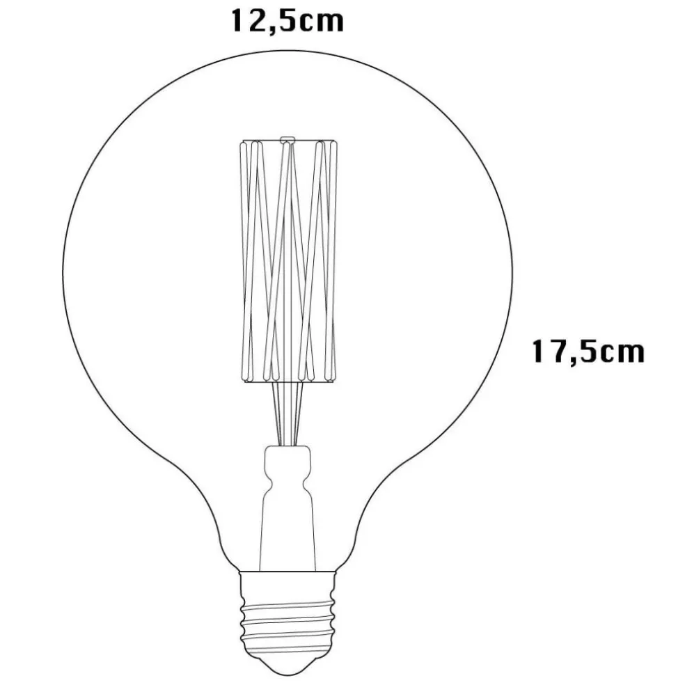 Gaia LED E27 GLOBE FILAMENT 360° 6W => 41W
