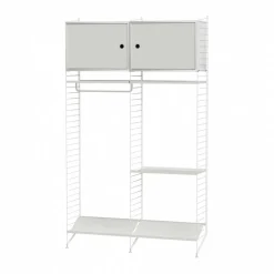 Garderobe mit 2 Schrankelementen 120x200x30cm