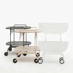 Gastone Servierwagen klappbar matt