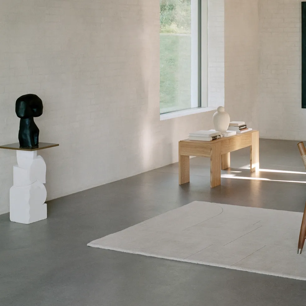 Geometric Maze Wollteppich 140x200cm