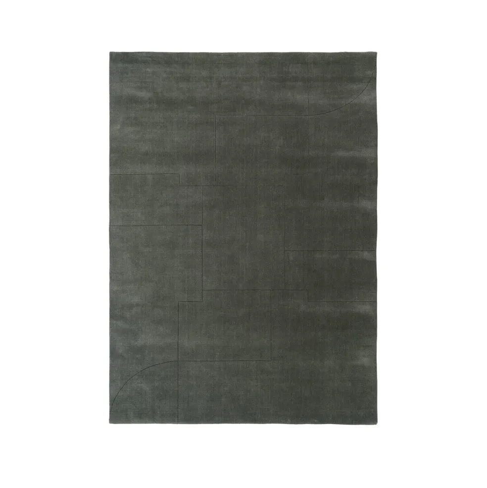 Geometric Maze Wollteppich 140x200cm