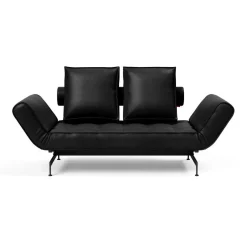 Ghia Laser Schlafsofa Stoff mit Ledermischung 210x93cm