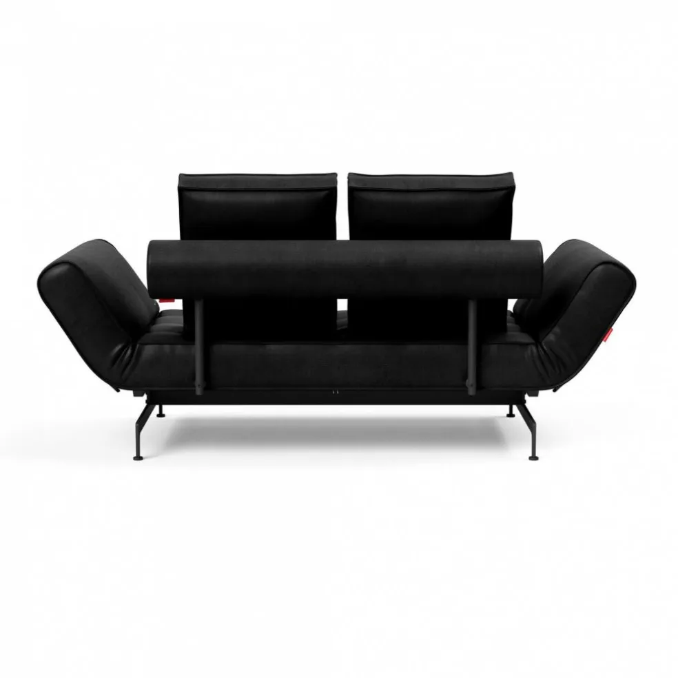 Ghia Laser Schlafsofa Stoff mit Ledermischung 210x93cm