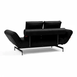 Ghia Laser Schlafsofa Stoff mit Ledermischung 210x93cm