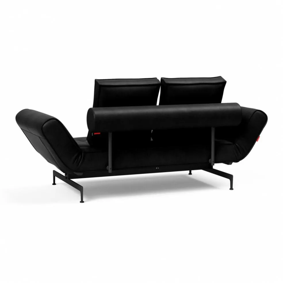 Ghia Laser Schlafsofa Stoff mit Ledermischung 210x93cm