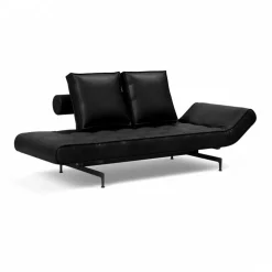 Ghia Laser Schlafsofa Stoff mit Ledermischung 210x93cm