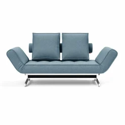 Ghia Schlafsofa Stoff Beine Stahl verchromt 210x93cm