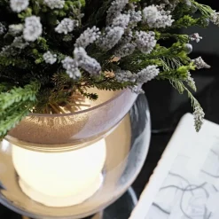 Giova Tischleuchte mit Blumenvase