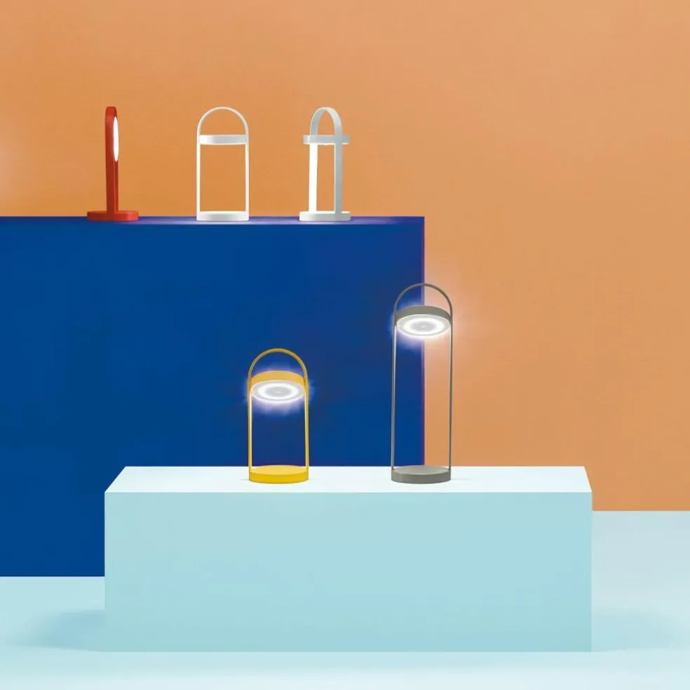 Giravolta 1799 LED Außenleuchte mit Akku H 50cm