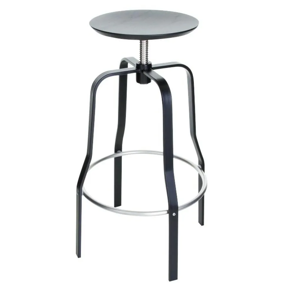 Giro S106 Hocker Sitzfläche Holz 66-76cm