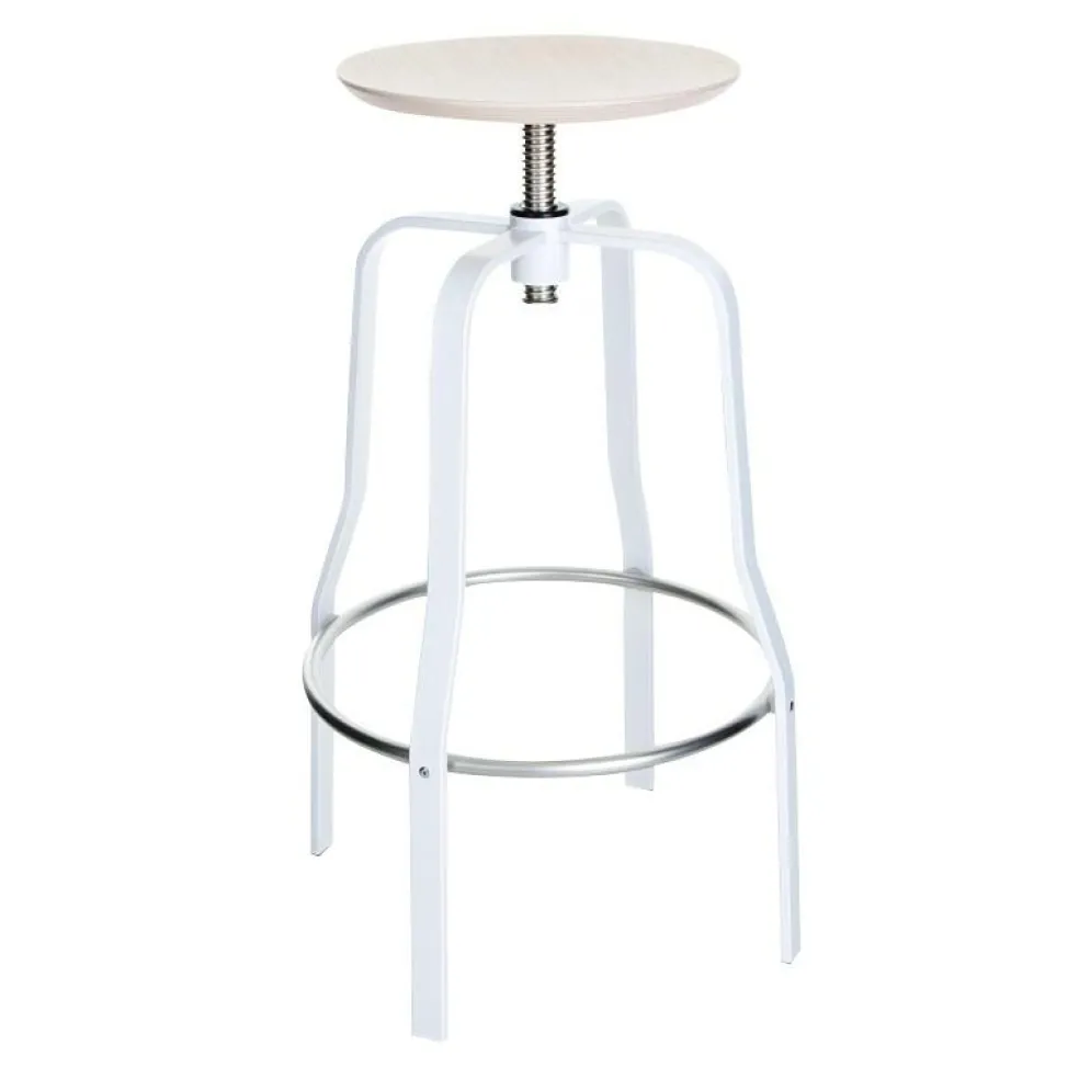 Giro S106 Hocker Sitzfläche Holz 66-76cm