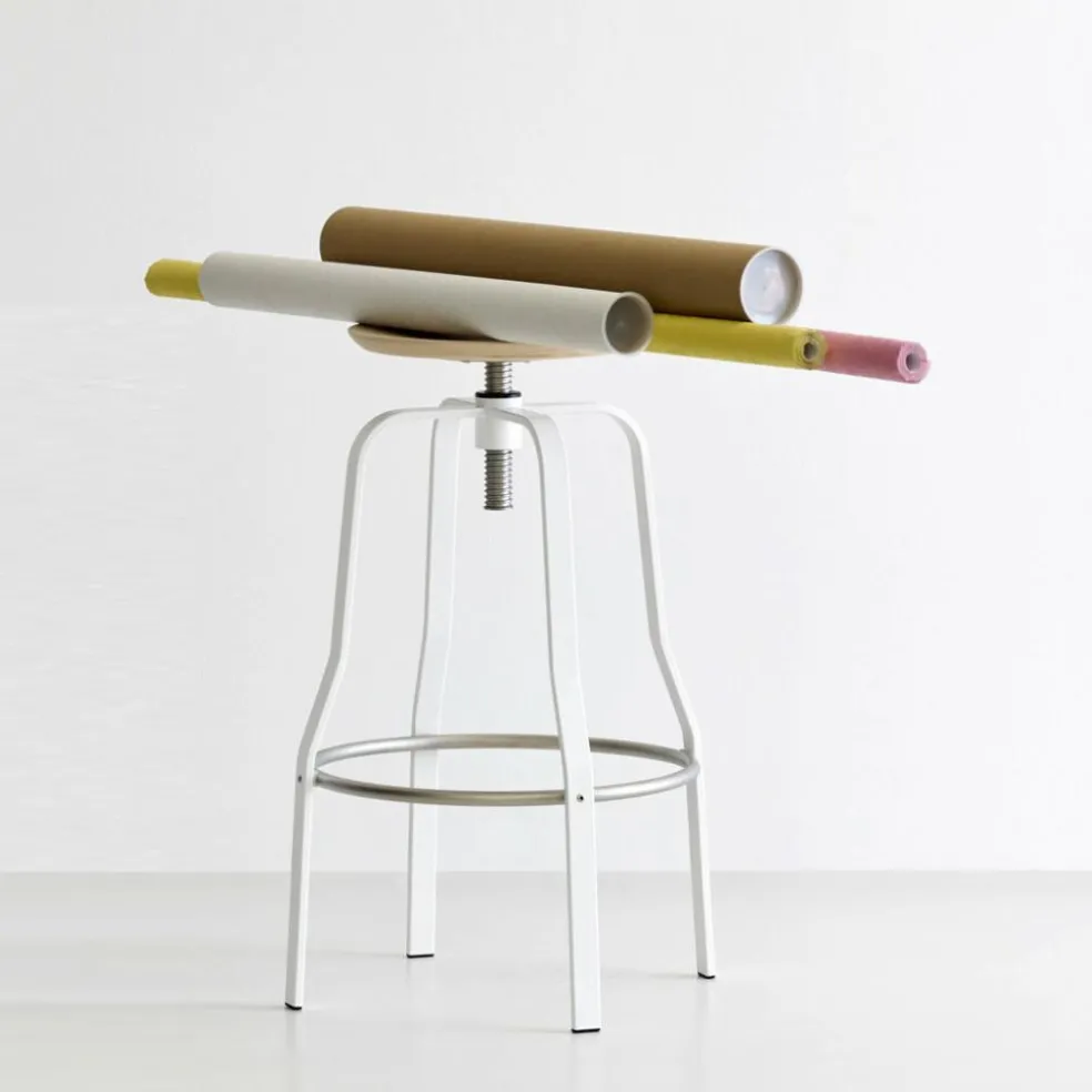 Giro S106 Hocker Sitzfläche Holz 66-76cm